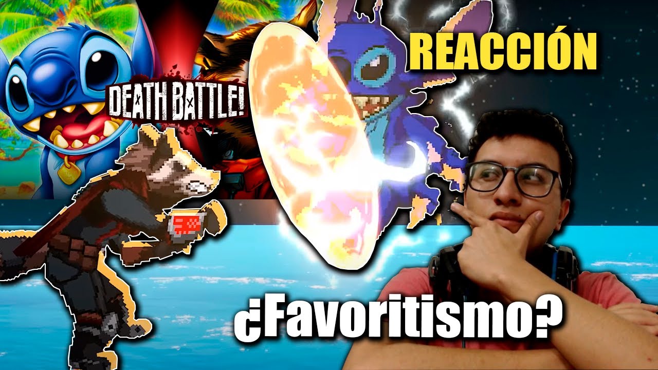 REACCIÓN a Stitch VS Rocket Raccoon (Disney VS Marvel) | DEATH BATTLE!