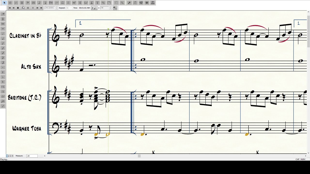 EL CAMARON - HUAROCHIRANO ( SCORE FINALE PARTITURA SAX - CLARINETE - BARITONE TC Y BASS )