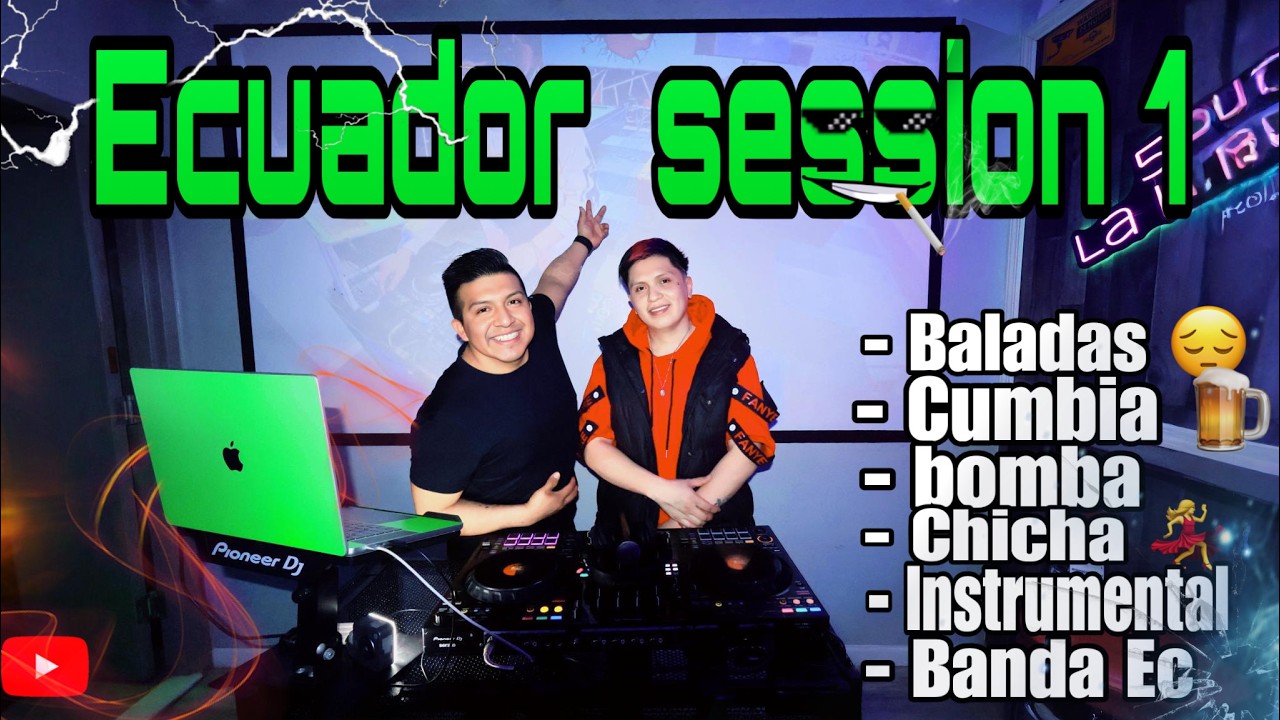 Mix Ecuador Session 1 LIVE  || 🔻JoseDjmX🔻FT MC-Angel Zumba/Baladas/Cumbia/6x5/Chicha/Instrumental/B.
