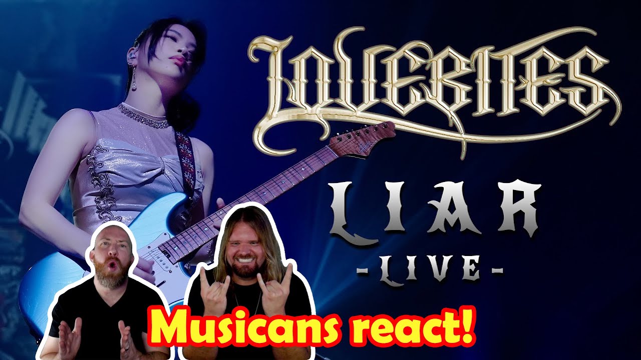 Musicians react to hearing LOVEBITES / Liar Official Live Video from 