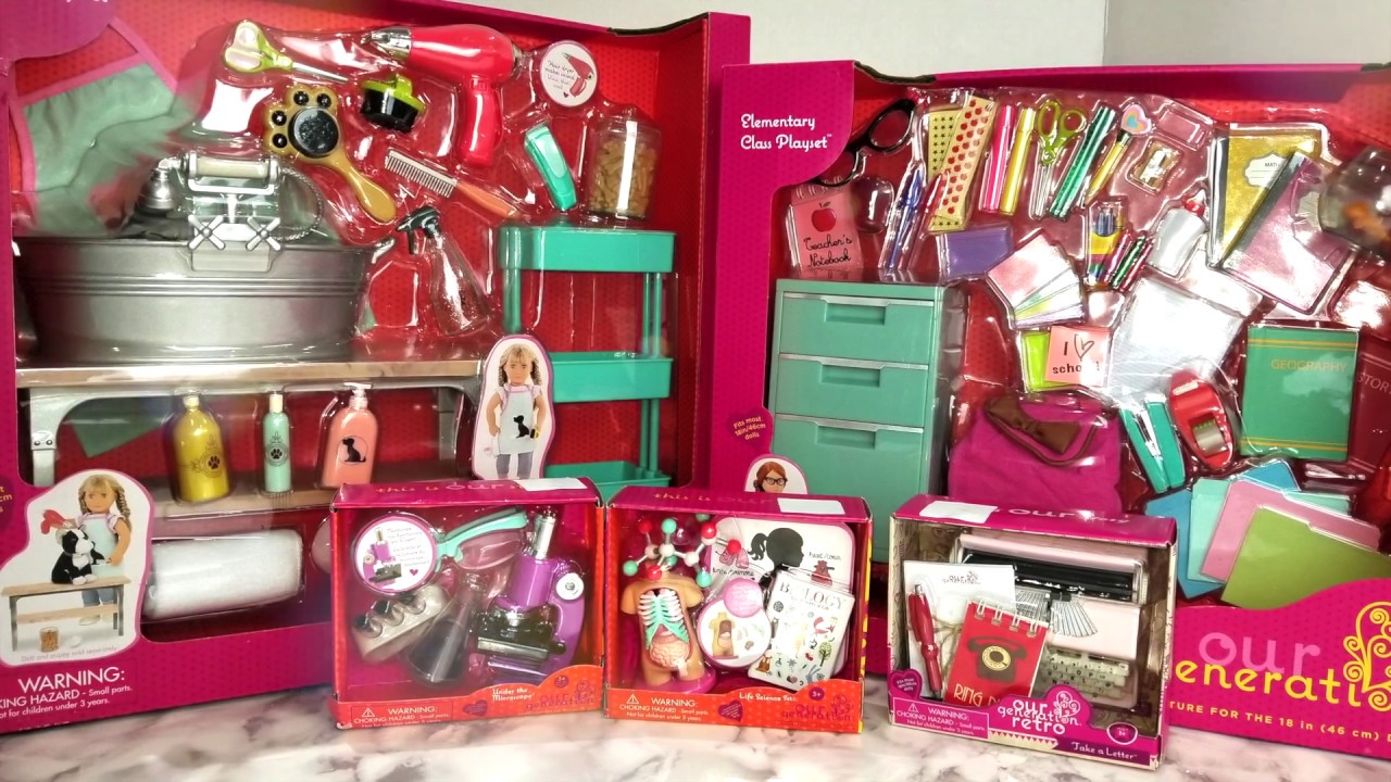 Our Generation School Sets - Unboxing & Review