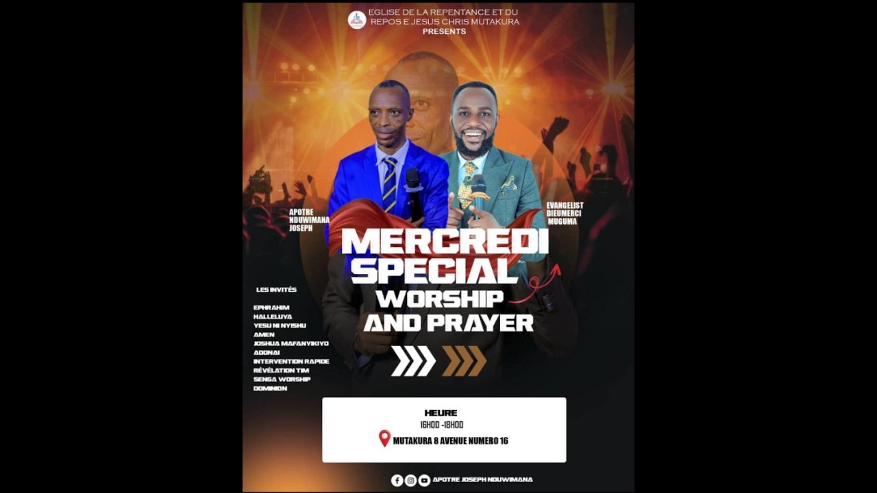 MERCREDI SPECIAL 18/3/2026   WORSHIP AND PRAYER // REPENTACE CHUCH MUTAKURA