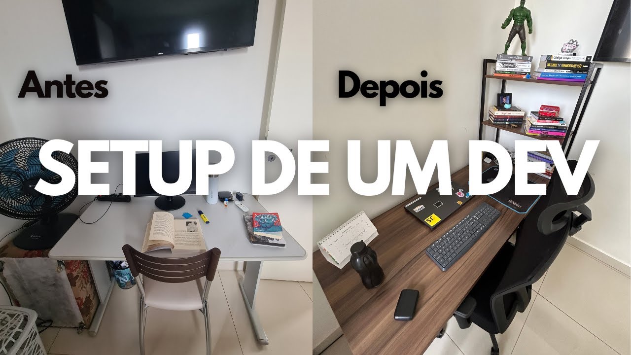 Meu Setup Após 1 Ano Programando – Antes e Depois!