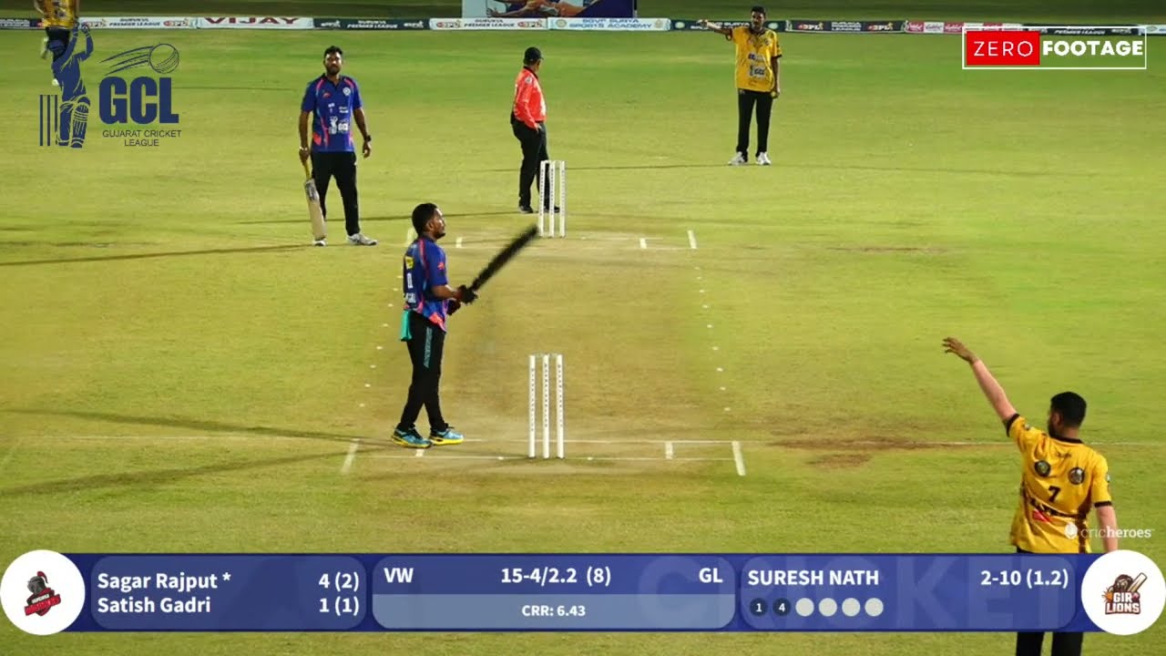 🔥 GCL 2025 – Match 16 | Vadodara Warriors vs Gir Lions | Gujarat’s Biggest Tennis Cricket League