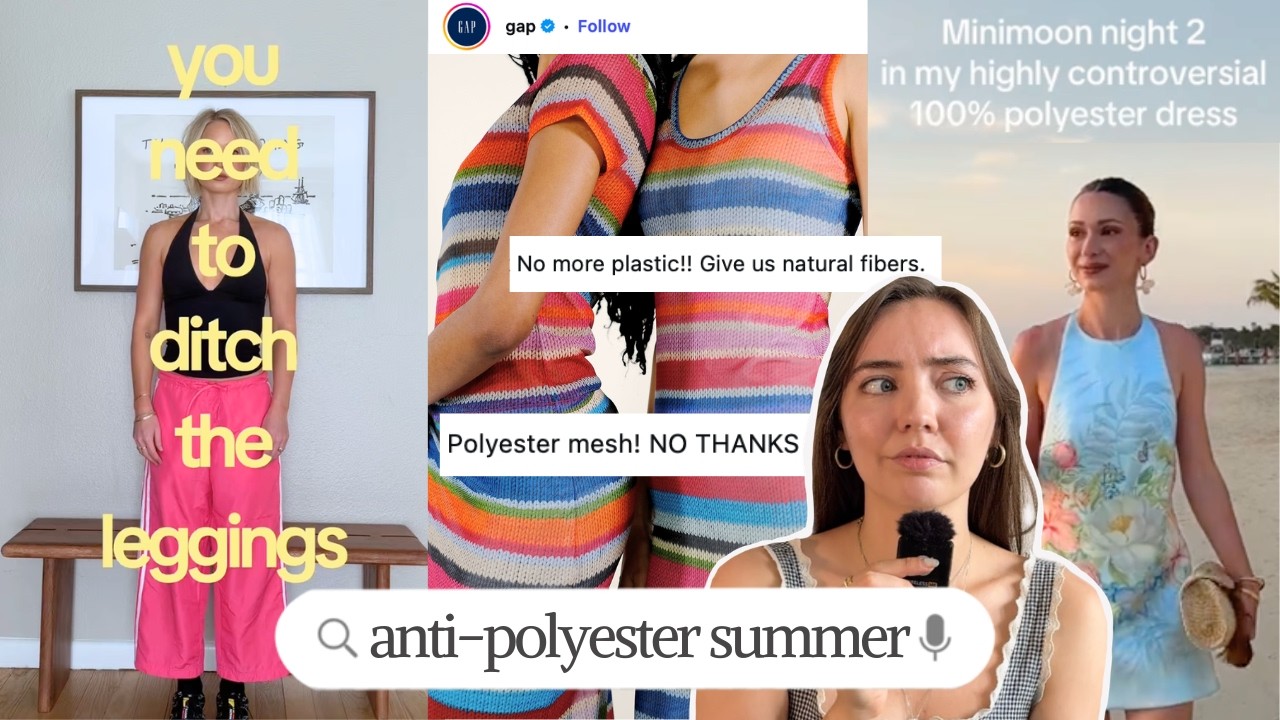 the issue with tiktok's anti-polyester trend