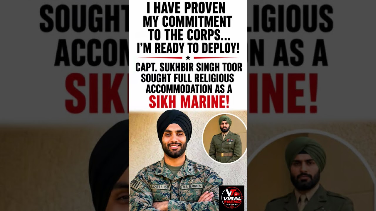 Sikh Marine Breaks Barriers with Dedication and Service 🇺🇸