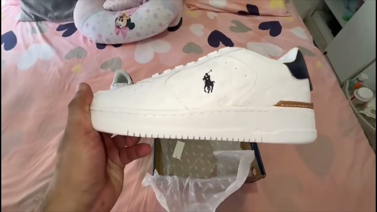 Polo Ralph Lauren Masters Court Logo Leather Sneaker