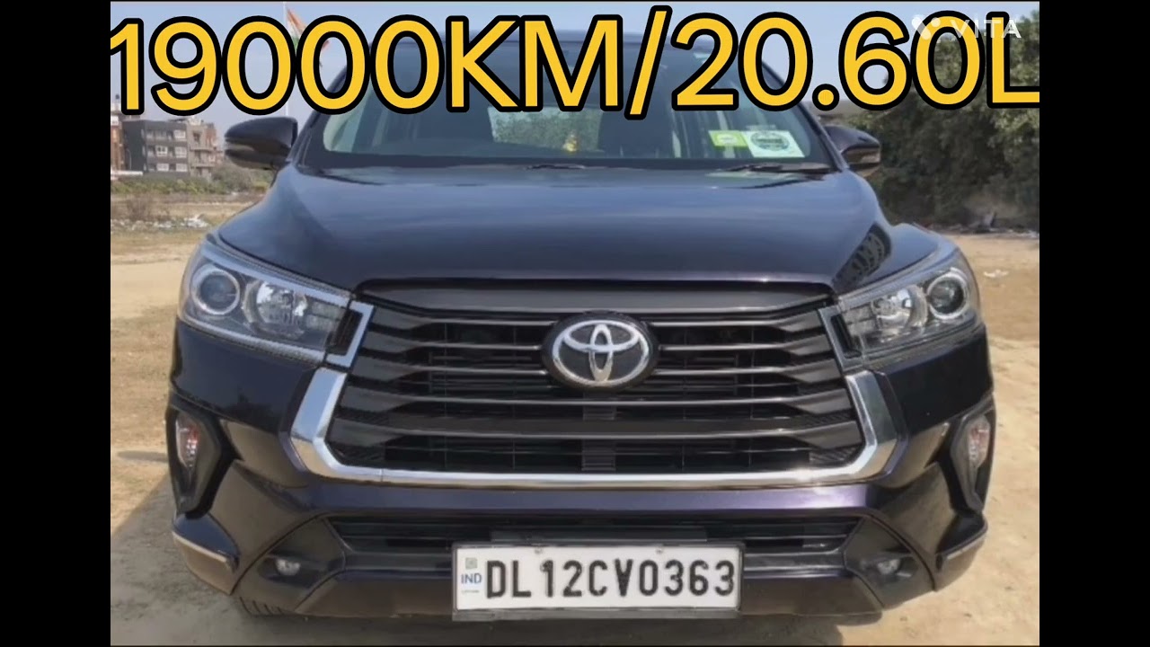 CRYSTA 2.4V 7S,MT 2022,AIRBAGS, PUSHBUTTON,JUST19000KM,RS20.60LCS.అమ్మబడును.ఢిల్లీలో🚘☎️✈️9346242721.