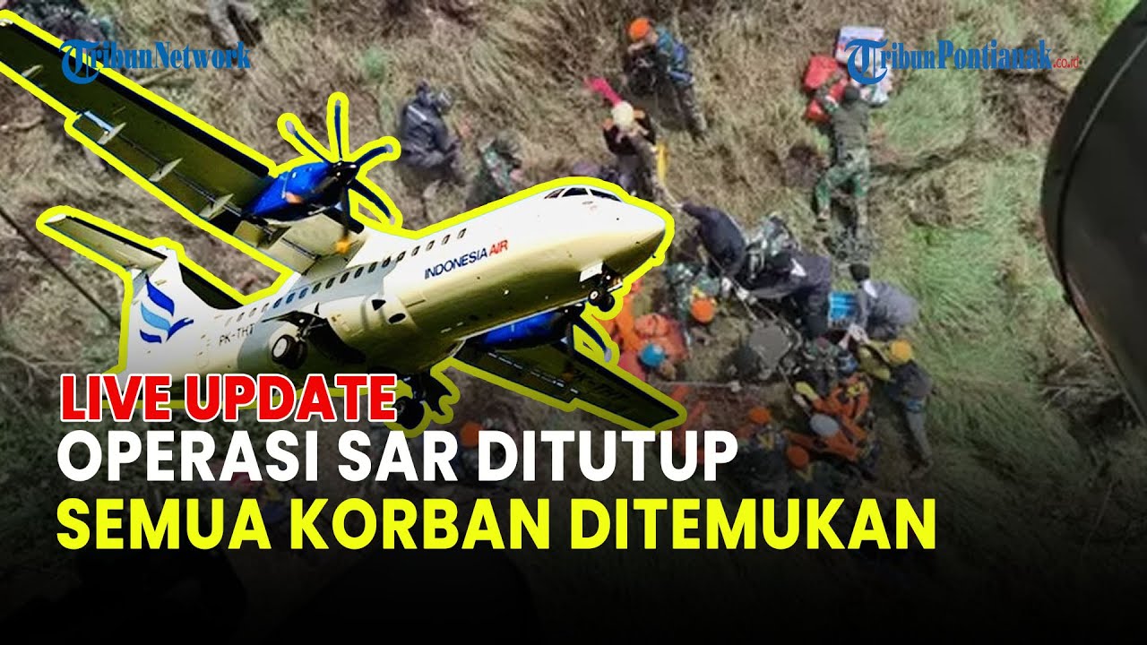 🔵 MISI BERAKHIR! PENCARIAN ATR 42-500 DI BULUSARAUNG DITUTUP, PETUGAS TARIK NAPAS LEGA