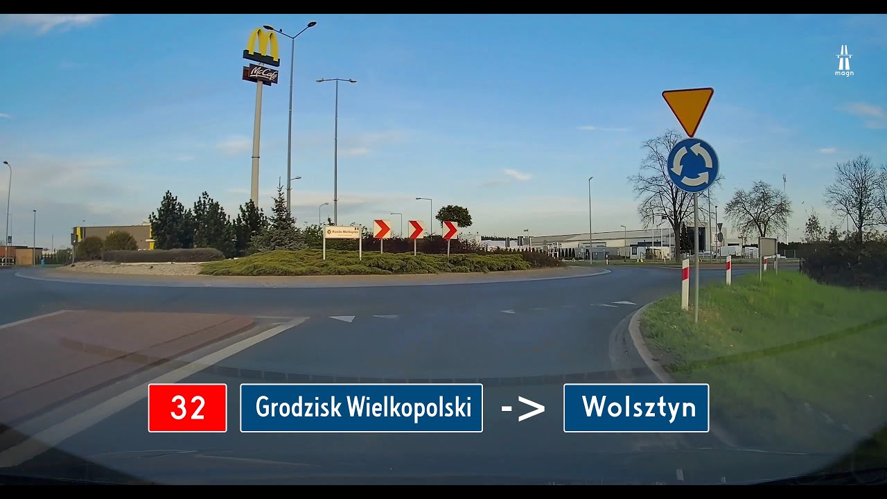 [DK32] Grodzisk Wielkopolski -  Rakoniewice - Wolsztyn (x3)