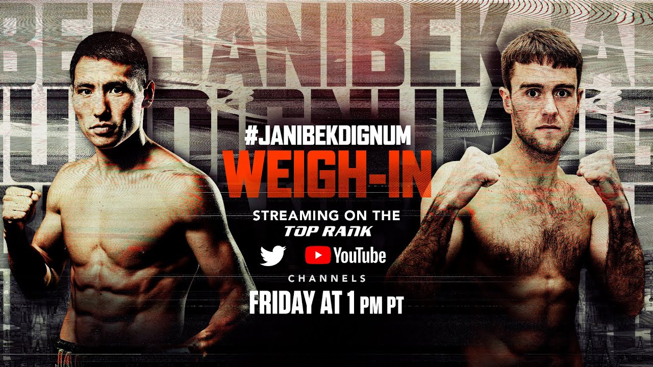 Janibek Alimkhanuly vs Danny Dignum | WEIGH-IN