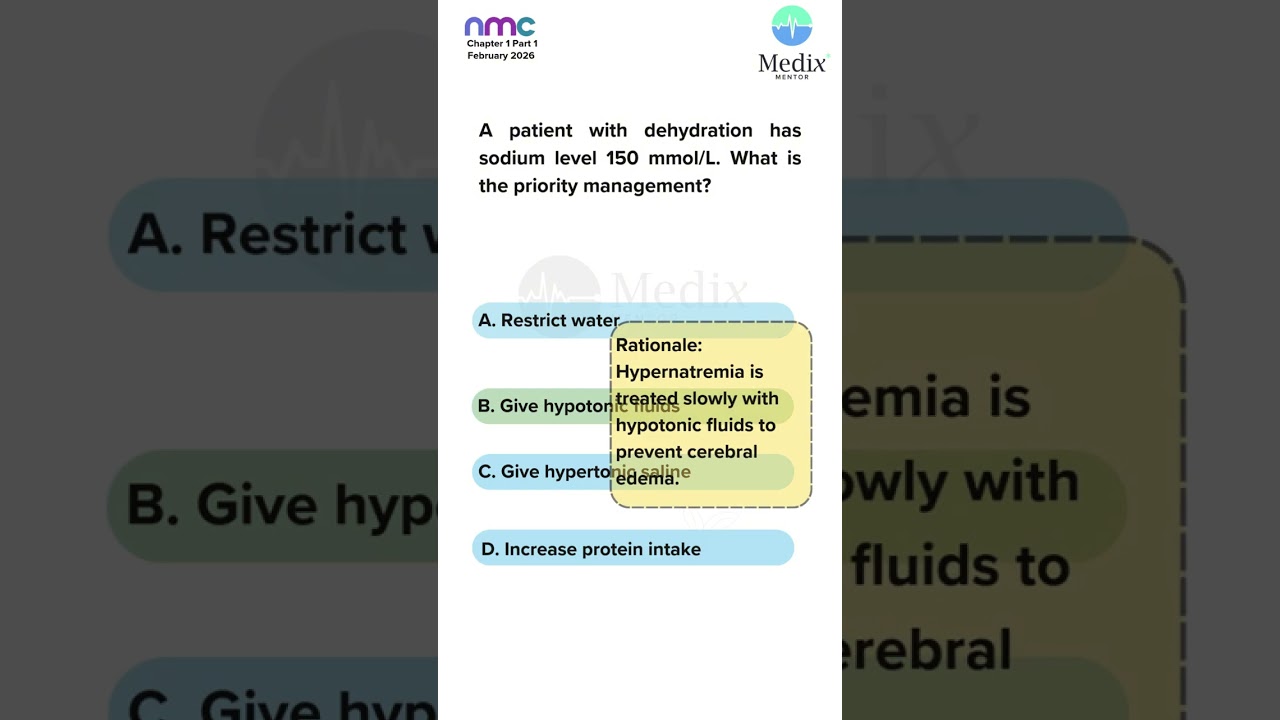 NMC CBT Practice Question #19 | Daily MCQ for Nurses | Test Your Knowledge Now! #nmcuk #nurselife