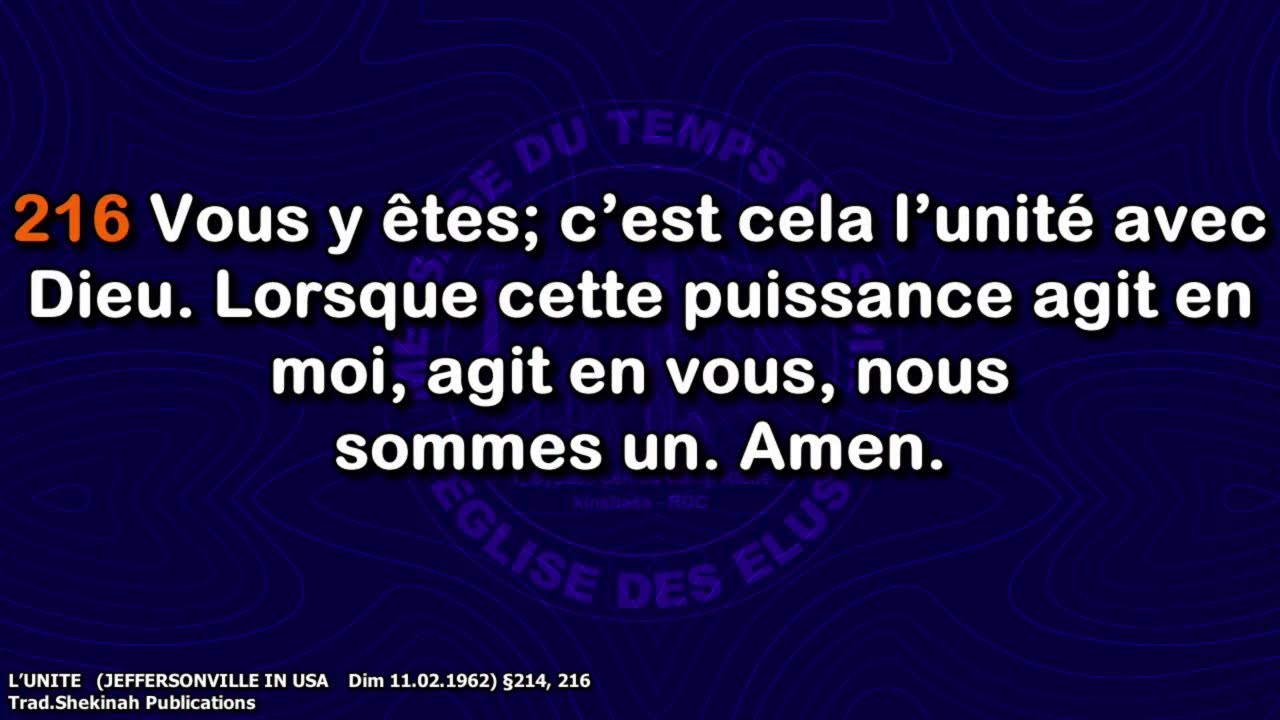 EDE |  ECODIM - DEVENIR UN MEME ESPRIT AVEC CHRIST  |  DIMANCHE 15.02.2026 | FR. IVAN ILUNGA M.