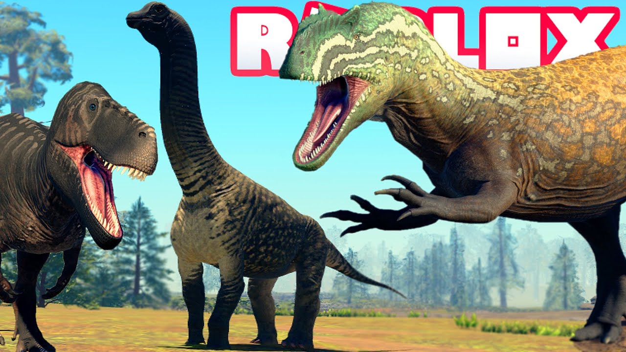 Crescendo Brachiosaurus🦕 no Jurassic , Predadores por Toda VOLTA! | Prior Extinction | Roblox | BR