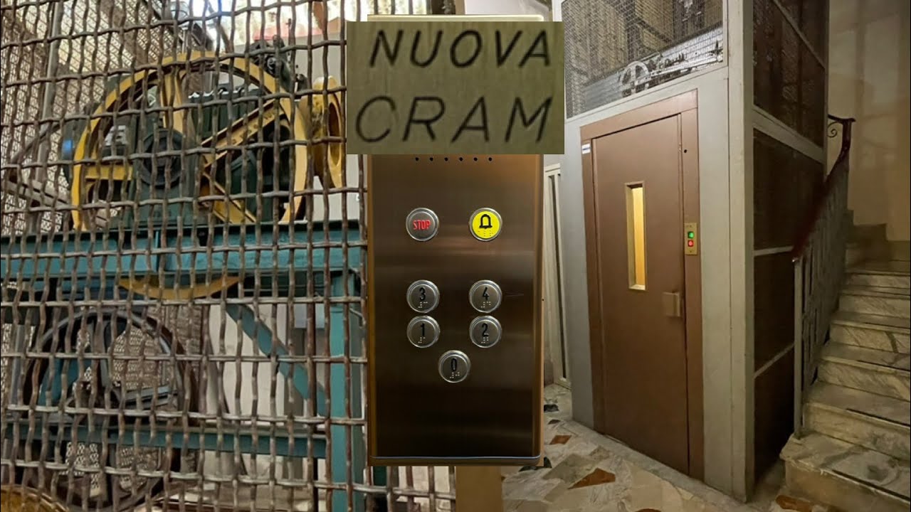 (Motor View) Modded CRAM Elevator @ Via degli Scipioni 53 - Rome, Italy
