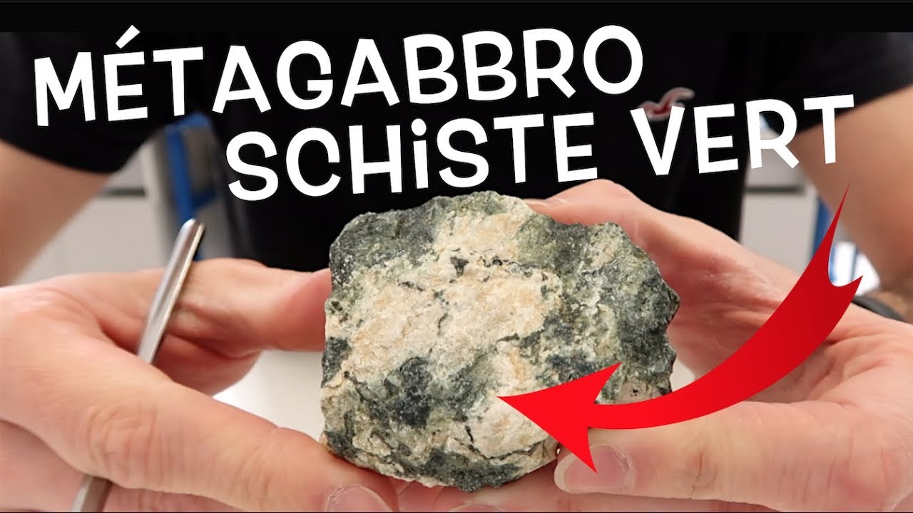 Le métagabbro schiste vert