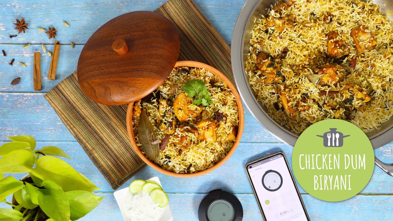 AMC Chicken Dum Biryani using AMC 32 Primus