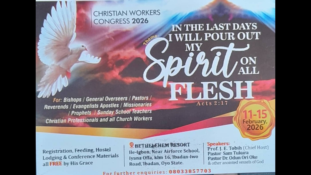 Christian Workers' Congress 2026 // Day3 // Evening Session // 13/02/2026