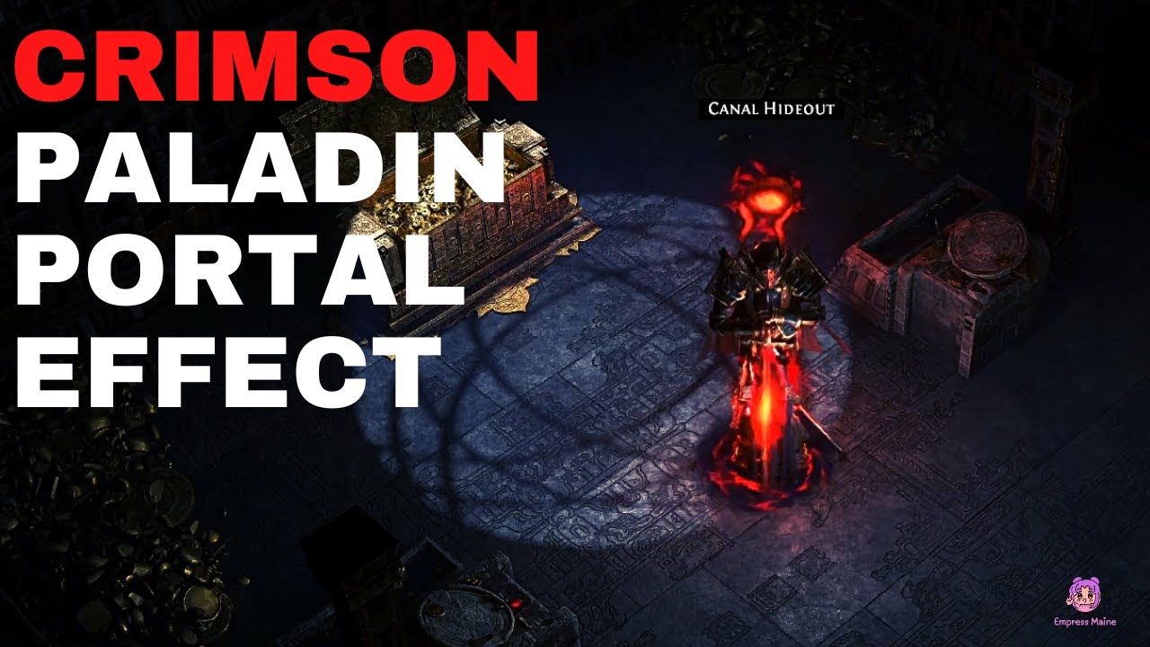 Crimson Paladin Portal Effect Showcase | Path of Exile 2
