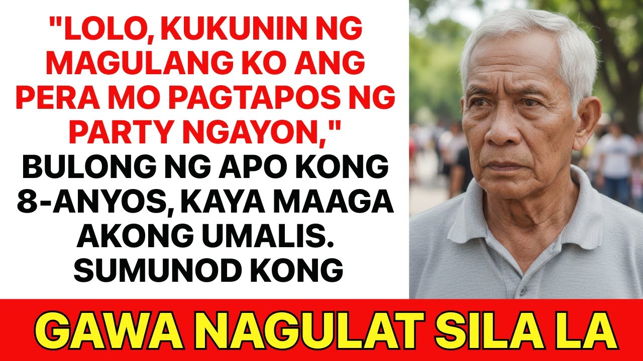 “Lolo, Kukunin Ng Mga Magulang Ko ang Iyong Kayamanan Ngayong Gabi!” Bulong ng Aking Apo