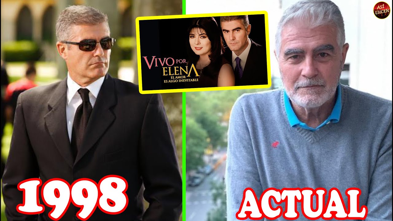 ASÍ LUCEN…  SAÚL LISAZO Y LOS ACTORES DE “VIVO POR ELENA” TELENOVELA DE 1998, EN LA ACTUALIDAD