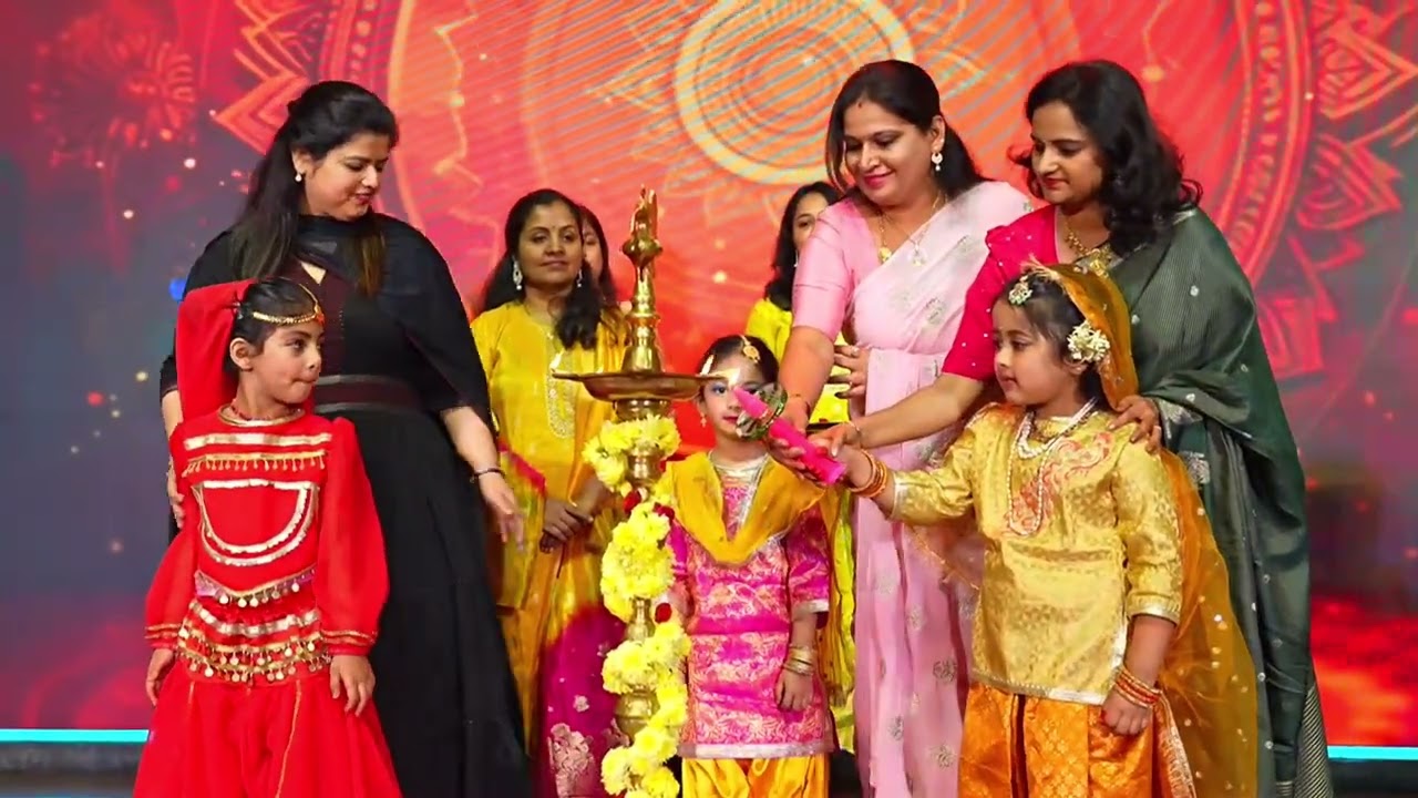 Lamp Lighting Ceremony | Kids Castle Preschool Dasarahalli Annual Day 25-26