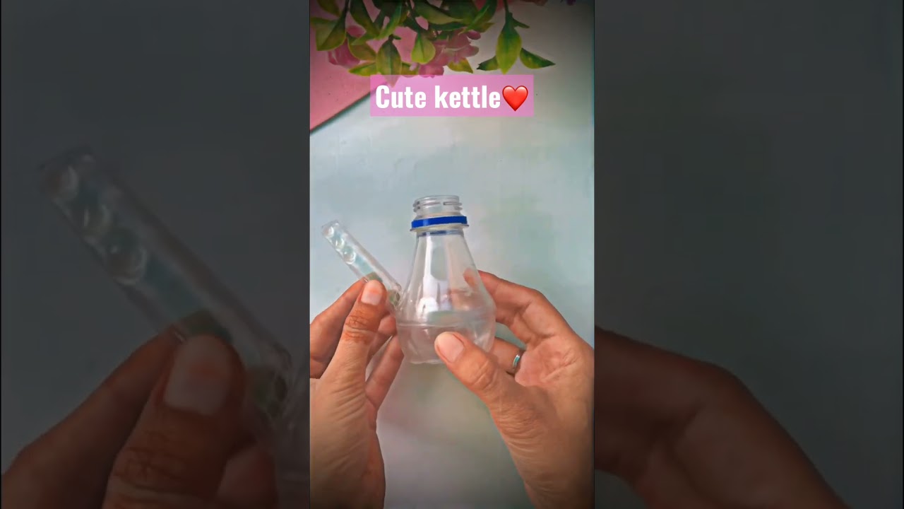 diy kettle by bottle ❤️#diy #diyideas #diycrafts #diyvideos