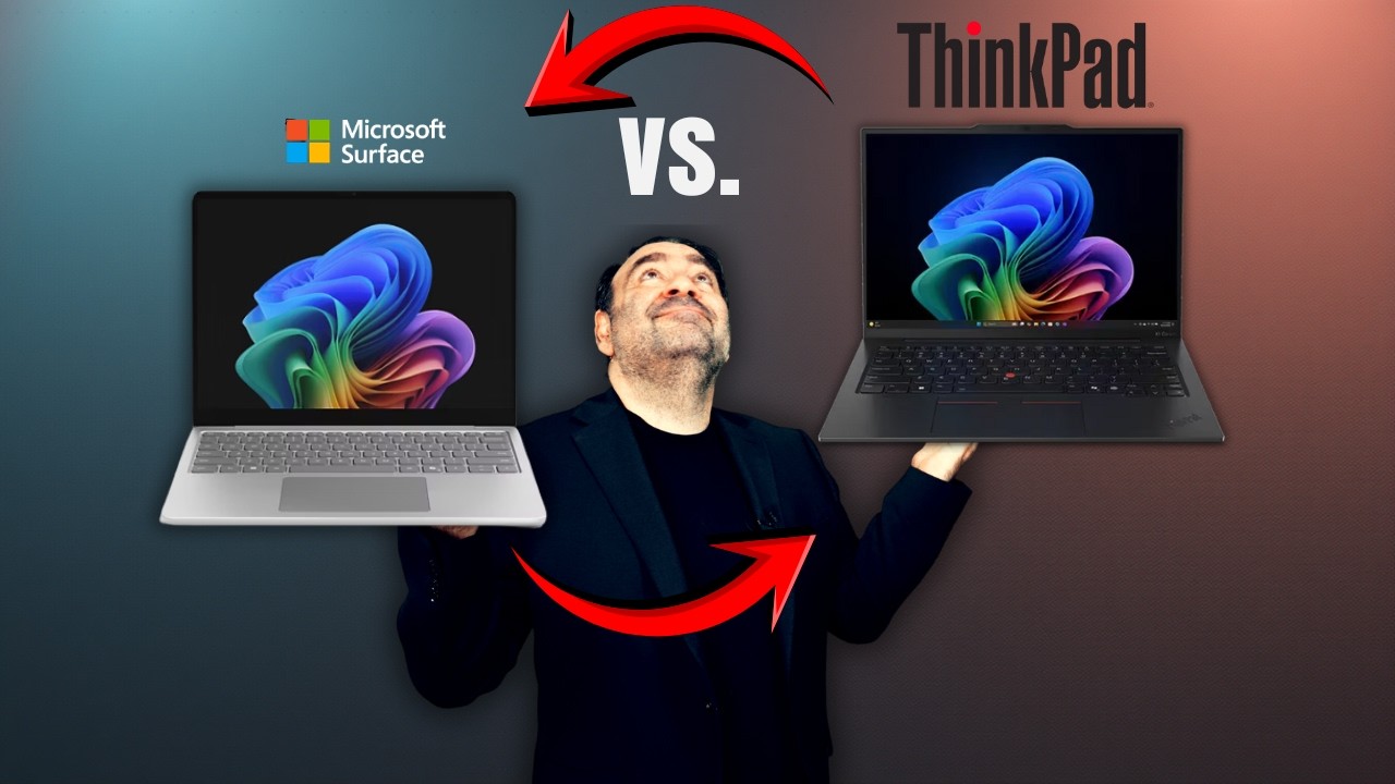 Противостояние: X1 Carbon Gen 13 против ноутбука Surface для бизнеса