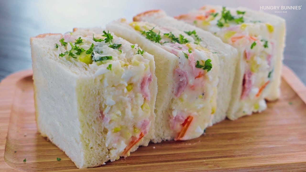 Japanese Potato Salad Recipe | Potato Salad Sandwich