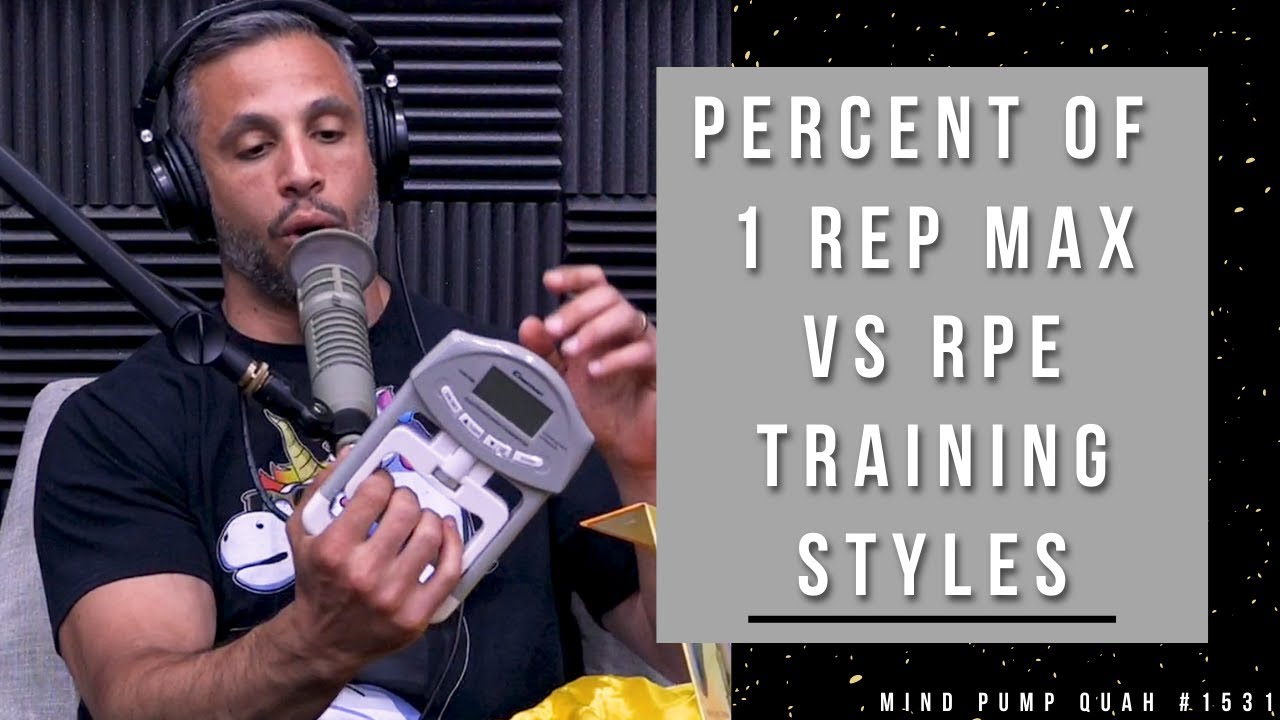 Percentage of 1RM vs RPE Training Styles