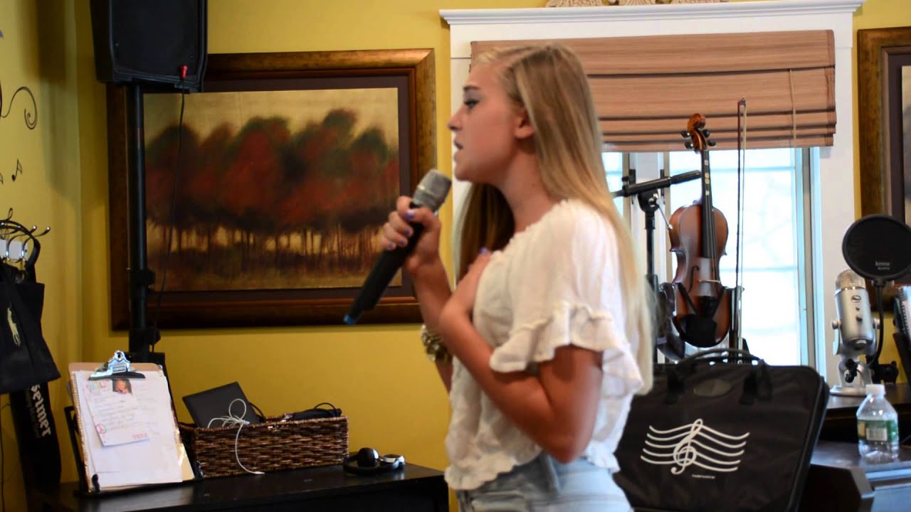 Livi Tsetsilas (12 yo) cover of 'Photograph' Oct 2015