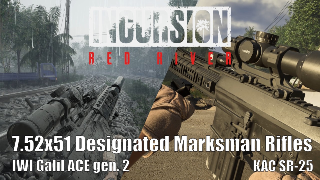 Incursion Red River Gameplay - DMRs IWI Galil Ace Gen2 and KAC SR-25