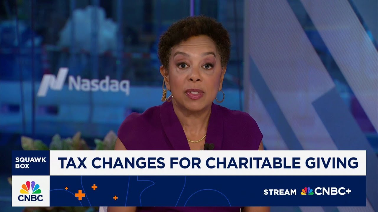 Tax changes for charitable giving: Here's what to know