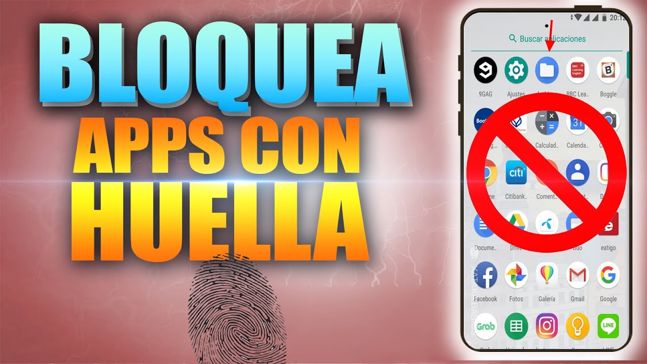 COMO BLOQUEAR APLICACIONES CON HUELLA O CONTRASEÑA SIN APLICACIONES