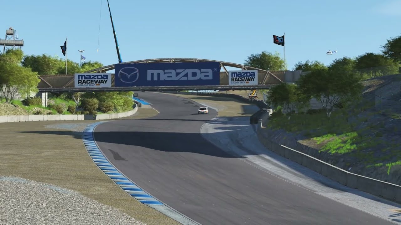 Tour de piste en Nissan PRIMERA BTCC 90 sur le Laguna Seca [rFactor 2]