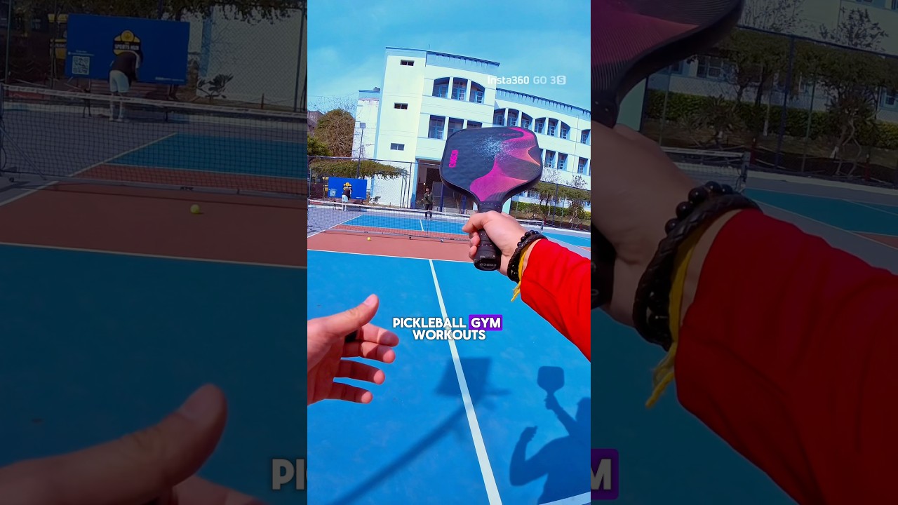 Лучшая камера для создания спортивного контента @insta360 #insta360go3s #pickleball #badminton #t...