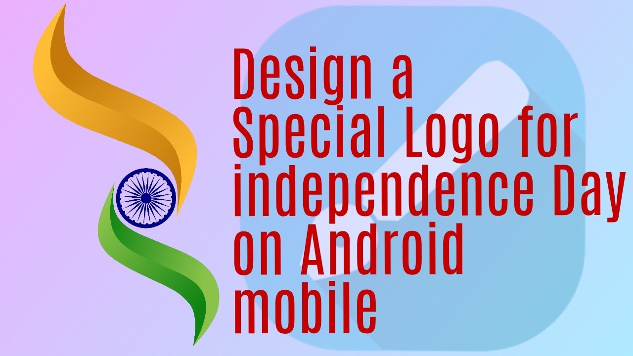 Design a special Logo for Independence Day on Infinite Design Android Mobile App
