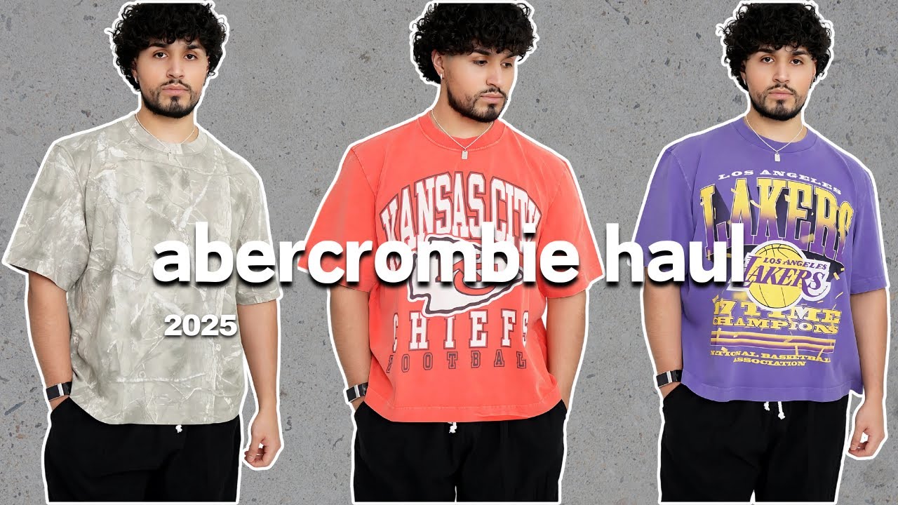Best Oversized Tees for Men? Abercrombie Haul Review!