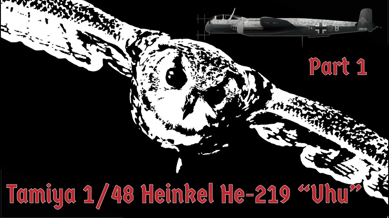 How to build the Tamiya Heinkel 1/48 He-219 Model Part 1#Tamiya#paintmarker #camouflage #paintpens
