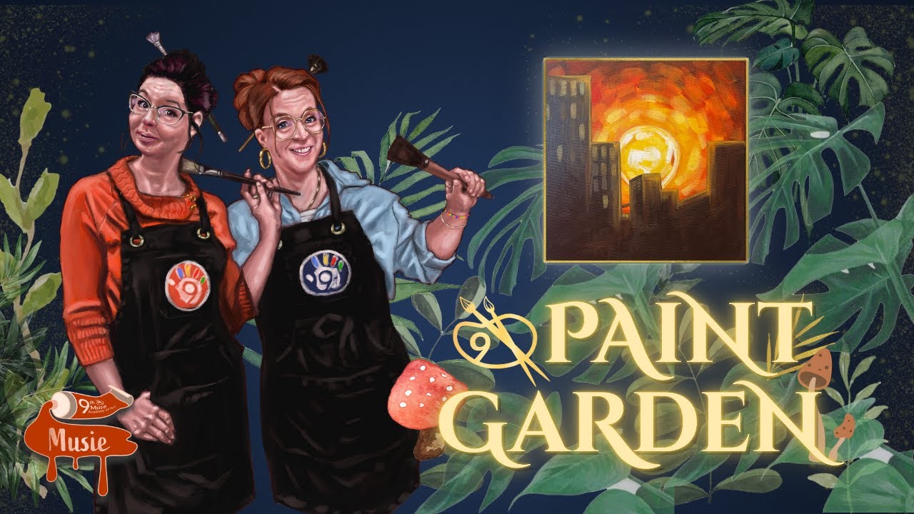 Paint Garden Live - Impressionistic Light Bulb Level 2- Step 2