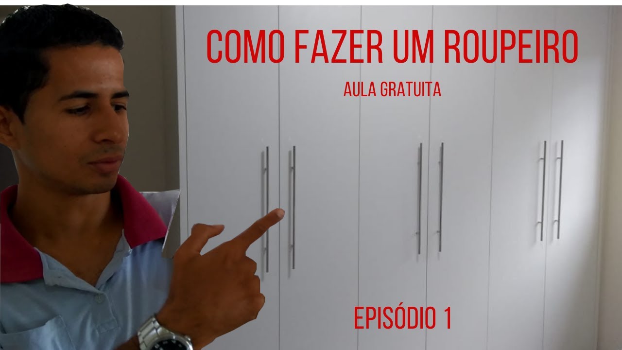 Como Fazer um Guarda Roupas Planejado - Veja o Passo a Passo para Fazer um Roupeiro de MDF !!