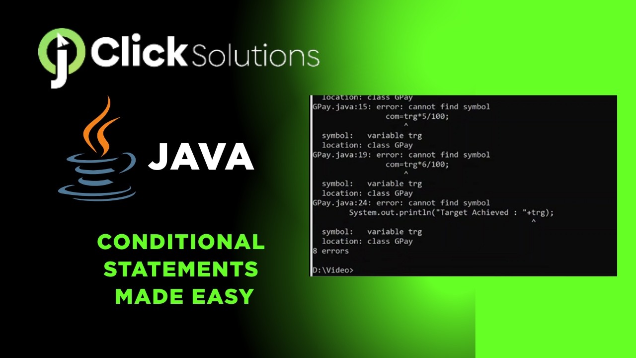 Java Conditional Statements  #coding #java #softwaretraininginstitute