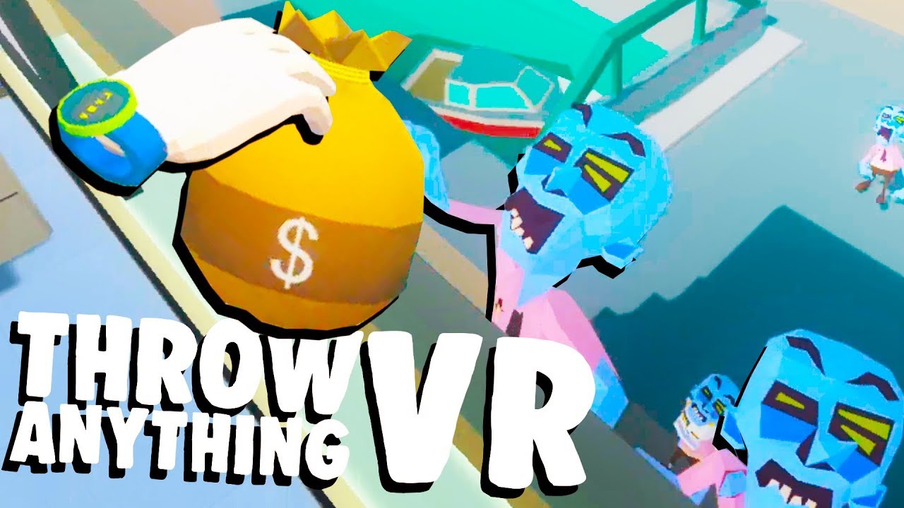 ЗАЩИЩАЕМ ОФИС ОТ НАШЕСТВИЯ ЗОМБИ! - Throw Anything VR