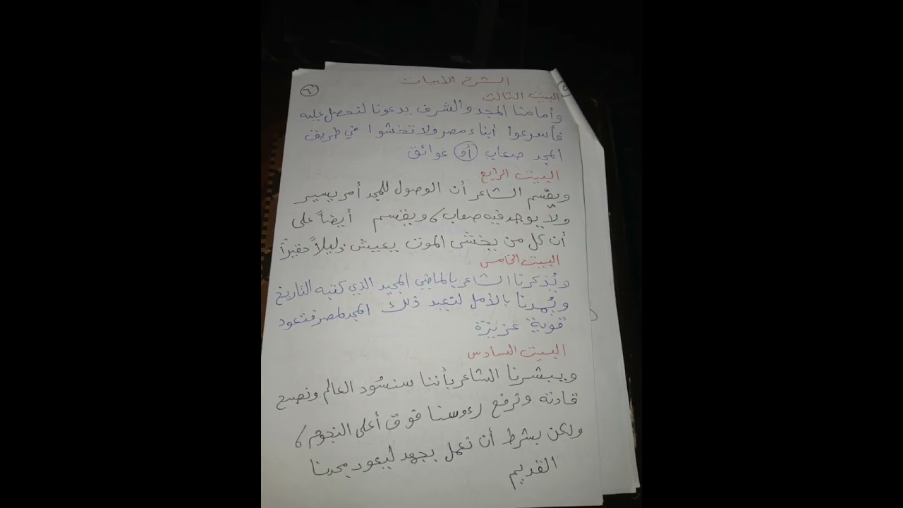 ثالث إعدادي.عربي.الترم الثاني.الوحده الثانيه.شرح درس وادي الكنانه