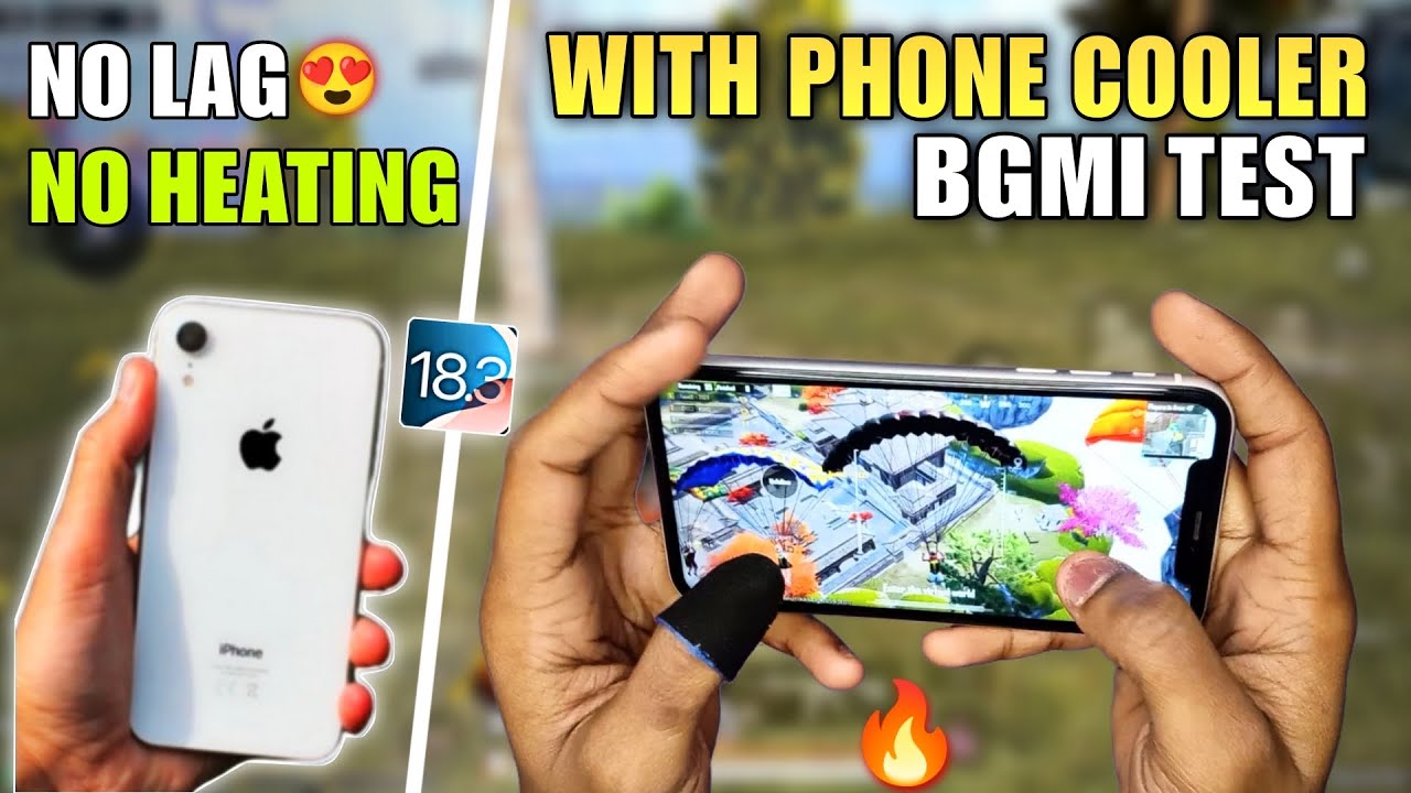 iPhone Xr With Phone Cooler Bgmi Test / iPhone Xr iOS 18.3 Update Bgmi Test / iPhone Xr Pubg Test