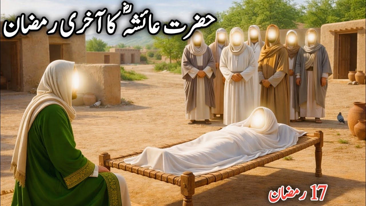 Hazrat Ayesha RA ka Akhri Ramzan ka waqia | 17 Ramadan Hazrat Ayesha RA ki wafat ka Dardnak waqia 