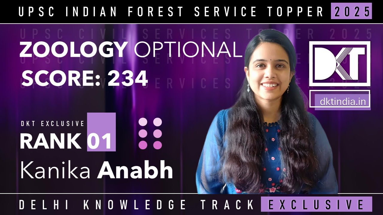 UPSC IFS Exam 2024 | Strategy For Zoology Optional | By Kanika Anabh , Rank 1 UPSC IFoS Exam 2024
