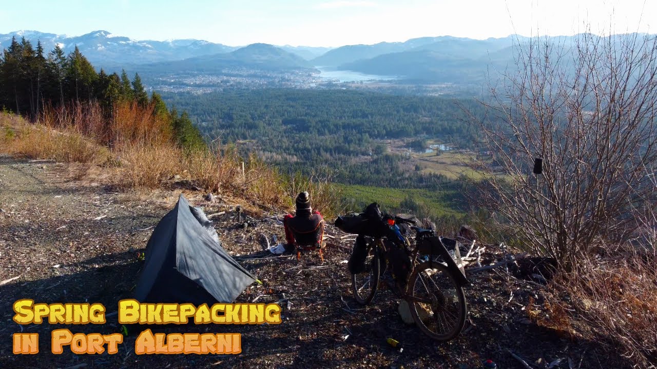 Spring BIKEPACKING in PORT ALBERNI! | Bikepacking Vancouver Island