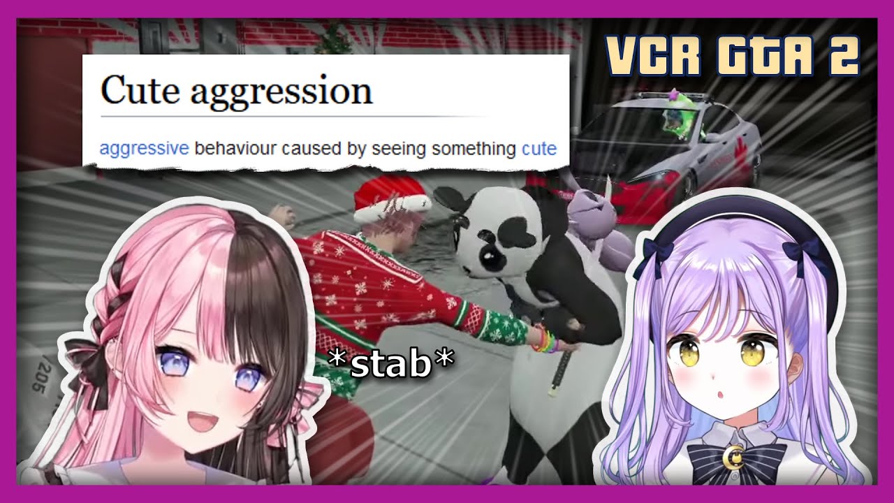 Runa gets stabbed for being cute [VSPO!] (GTA V)