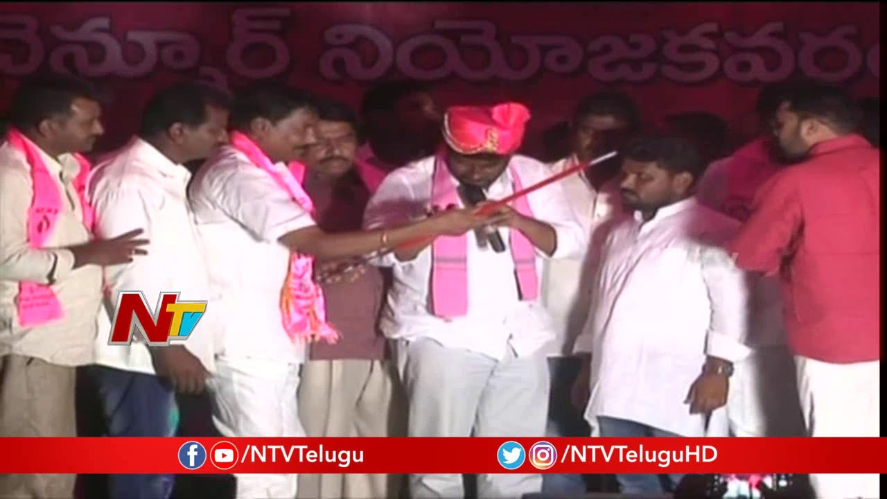 Balka Suman Speech at Chennur Public Meet | TRS Ashirvada Sabha | NTV